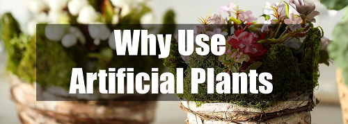 why use artificial plants